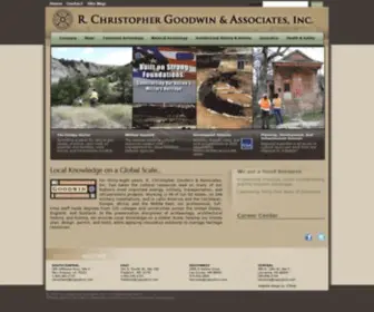 Rcgoodwin.com(R.C. Goodwin specializes in cultural resource management (CRM)) Screenshot