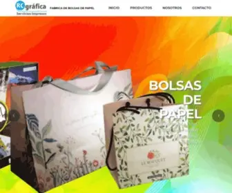 RCgrafica.cl(Bolsas de papel impresas) Screenshot