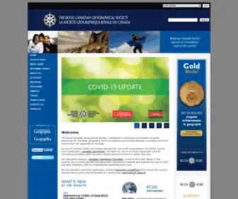 RCGS.org(The Royal Canadian Geographical Society) Screenshot