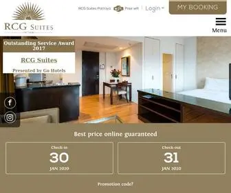 RCgsuites.com(Serviced Apartment and Condominium for Rent in Pattaya) Screenshot