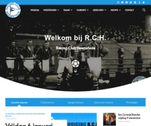 RCH-Voetbal.nl(R.C.H. is opgericht in 1911 en) Screenshot