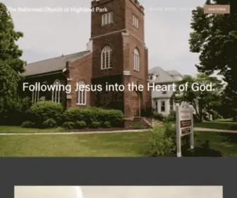 Rchighlandpark.org(The Reformed Church of Highland Park) Screenshot