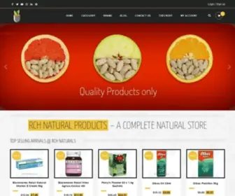 RChnaturalproducts.com.au(Health Food Store Sydney) Screenshot