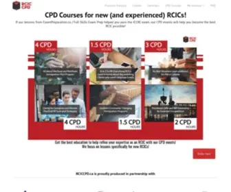 RciccPD.ca(CPD Courses for RCICs) Screenshot