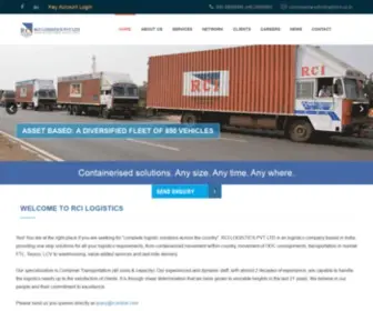 Rcilogistics.co.in(RCI Logistics Pvt Ltd) Screenshot