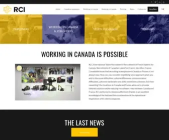 Rcinternational.ca(RCI International) Screenshot