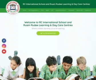 Rcis.ac.th(RC International School and Ruam Rudee Learning & Day Care Centres) Screenshot
