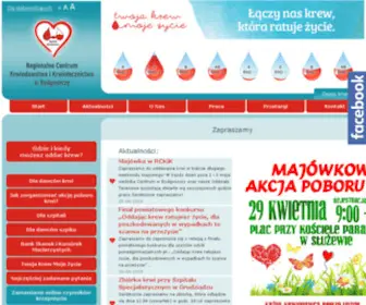 Rckik-BYdgoszcz.com.pl(Gdzie oddać krew) Screenshot