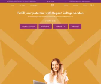 RCL.ac.uk(HND, Foundation Year, Bachelor's, Top-Up and Masters Degrees) Screenshot