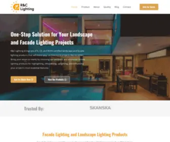 Rclite.com(Architectural LED Lighting Manufacturer in China) Screenshot
