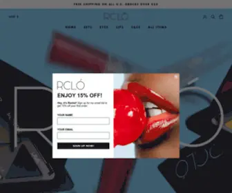 Rclocosmetics.com(RCLÓ Cosmetics) Screenshot