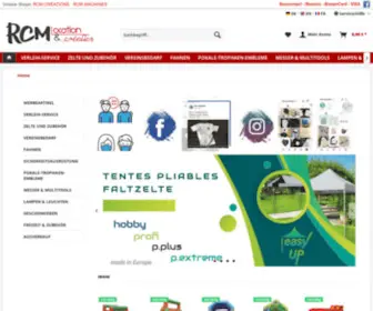 RCM-Creations.com(RCM Creations Luxembourg) Screenshot