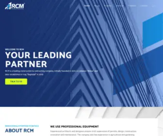 RCM-LB.com(Trading & Contracting) Screenshot