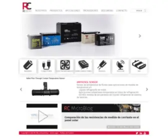 Rcmicro.es(RC Microelectrónica) Screenshot