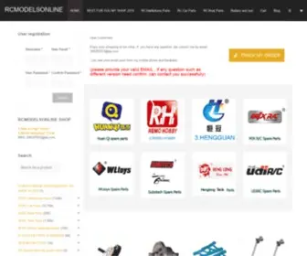 Rcmodelsonline.com(RC helicopter&Drone&quadcopter& RC racing car spare for you) Screenshot