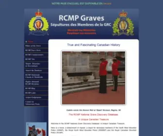 RCMPgraves.com(National RCMP Graves Website & Database) Screenshot