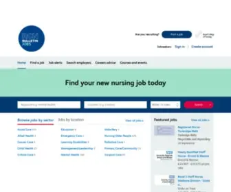 RCnbulletinjobs.co.uk(RCN Bulletin Jobs) Screenshot