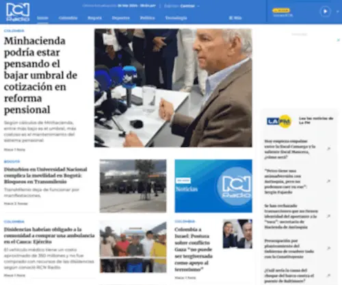 RCnradio.com(Últimas Noticias de Colombia y el mundo) Screenshot