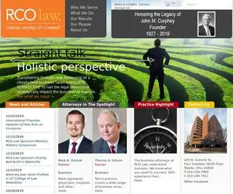 Rcolaw.com(Robison Curphey & O'Connell) Screenshot