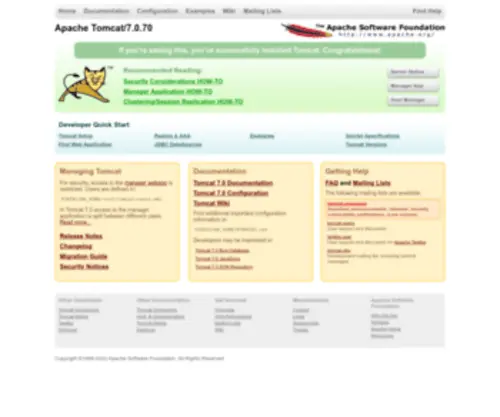 Rcolion.com(Apache Tomcat/7.0.70) Screenshot