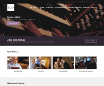 Rco.org.uk(The Royal College of Organists) Screenshot