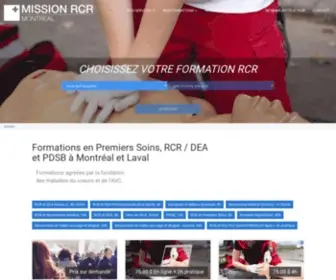 RCR-Premierssoins.com(Cours de Premiers Soins) Screenshot