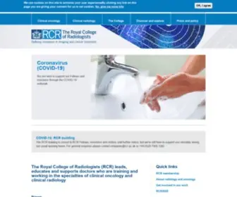 RCR.ac.uk(The Royal College of Radiologists) Screenshot