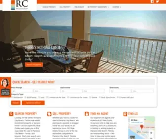 Rcrealestategroup.com(RC Real Estate Group in Panama City) Screenshot
