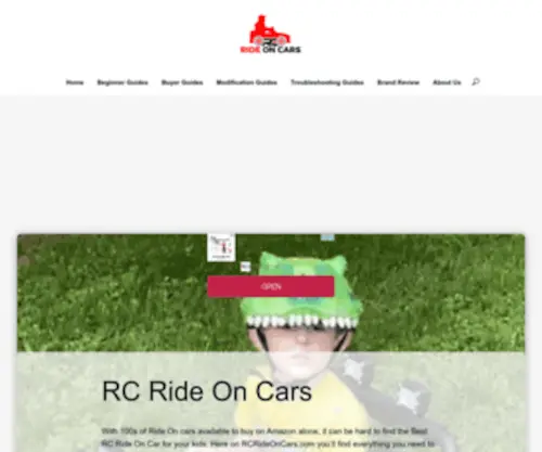 Rcrideoncars.com(RC Ride On Cars) Screenshot