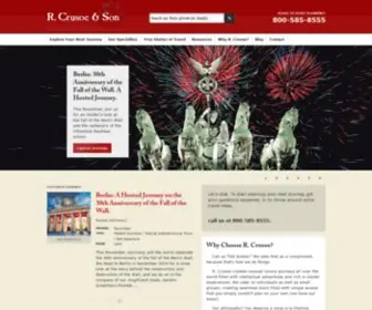 Rcrusoe.com(Luxury Travel) Screenshot