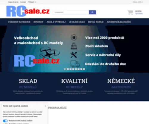Rcsale.cz(Velkoobchod RC model) Screenshot