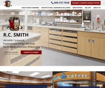 RCsmith.com(Commercial Casework & Cabinetry) Screenshot