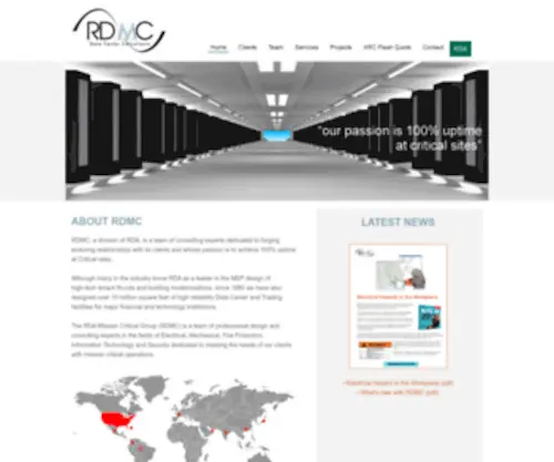 RD-MC.com(Robert Derector Mission Critical) Screenshot