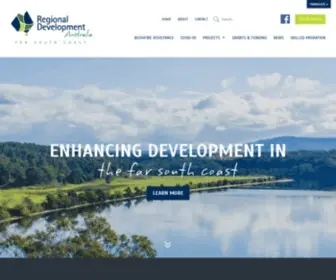 Rdafsc.com.au(Regional Development of Australian Far South Coast) Screenshot