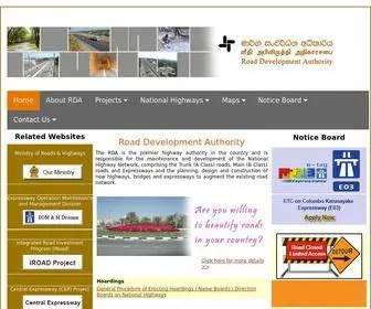 Rda.gov.lk(Rda) Screenshot