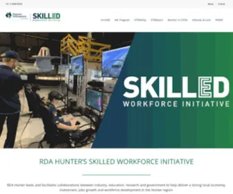 Rdahunterstem.org.au(STEM Workforce Initiatives) Screenshot