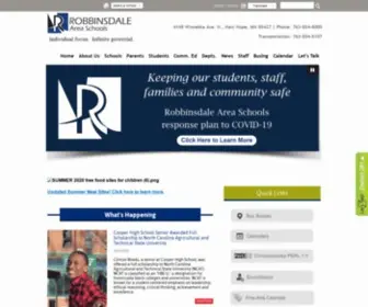 Rdale.org(Robbinsdale Area Schools) Screenshot