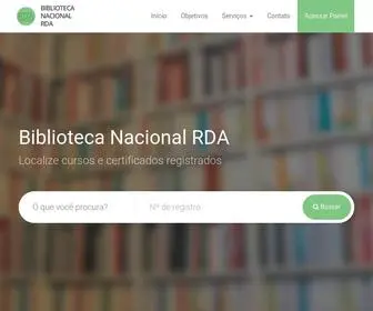 Rda.org.br(Biblioteca Nacional RDA) Screenshot