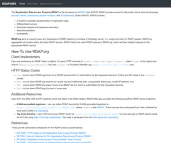 Rdap.org(Rdap) Screenshot