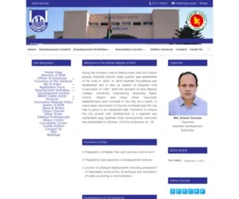Rdaraj.org.bd(Rajshahi Development Authority) Screenshot