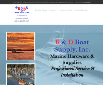 Rdboat.com(R&D Boat Supply) Screenshot