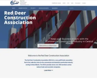 Rdca.ca(Red Deer Construction Association) Screenshot