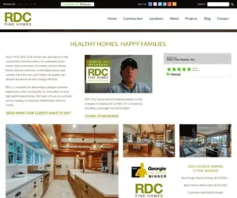 RDcfinehomes.com(RDC Fine Homes) Screenshot