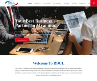 RDClcareforlife.com(Top reliable distributor of pharmaceutical and FMCG in Myanmar) Screenshot