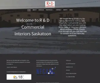 Rdcommercial.ca(R & D Commercial Interiors) Screenshot