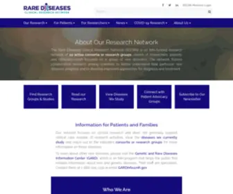 RDCRN.org(Rare Diseases Clinical Research Network) Screenshot