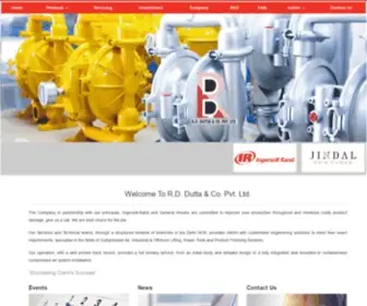 Rddutta.com(Authorized Distributors of Ingersoll Rand.The Company) Screenshot