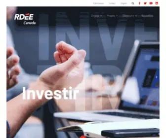Rdee.ca(RDÉE Canada) Screenshot
