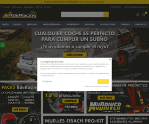 Rderacing.com(R de Racing) Screenshot