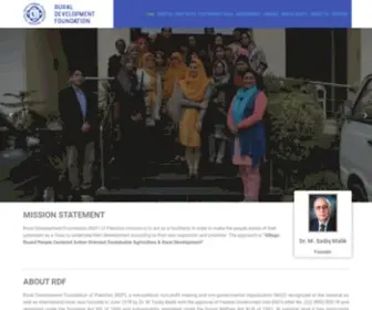 RDF.org.pk(Rural Development Foundation) Screenshot